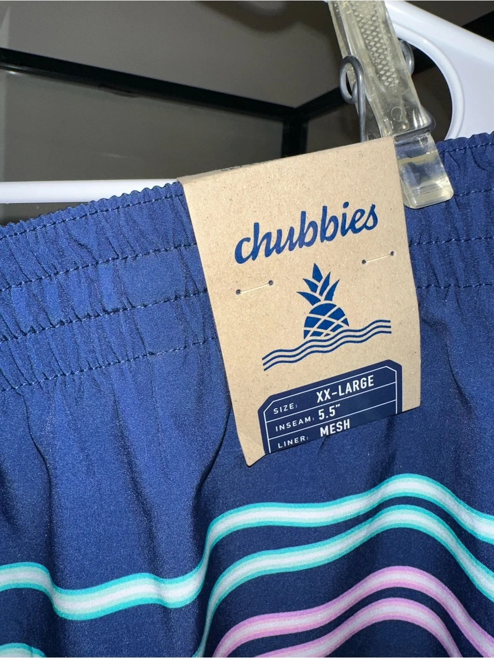 NWT Chubbies Swim Trunks 5.5”  Sz XXL